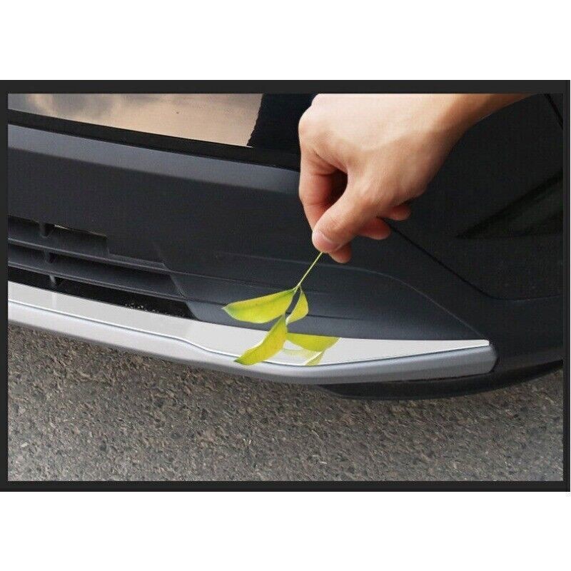 For Cadillac XT4 2019-2023 stainless Front Bumper Lower Protector Strip Trim
