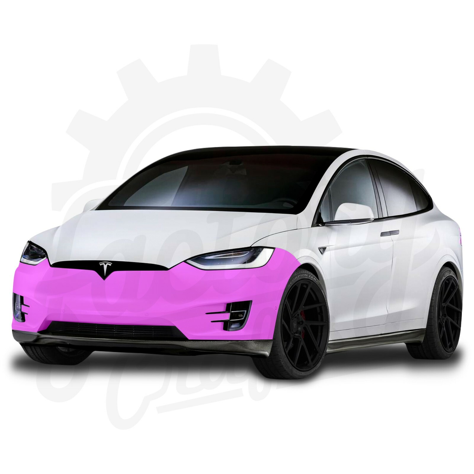Stone Guard Paint Protection Film Clear Bra PPF For Tesla Model X 16-20 Bumper