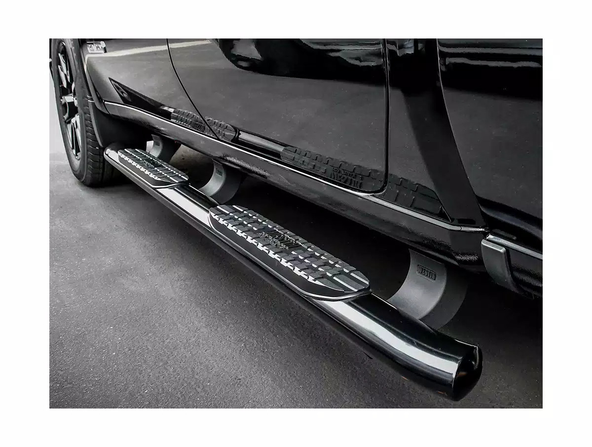 Westin Pro Traxx 4″ Black Oval Nerf Bars Side Steps 21-21405
