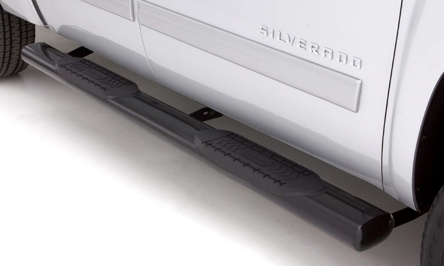Lund 26685007 6 Inch Oval Straight Nerf Step Bars Black