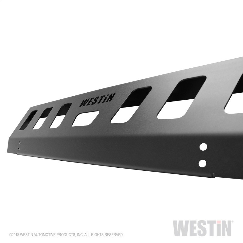 Westin 2018-2026 Jeep Wrangler JL Front Bumper Skid Plate – Textured Black
