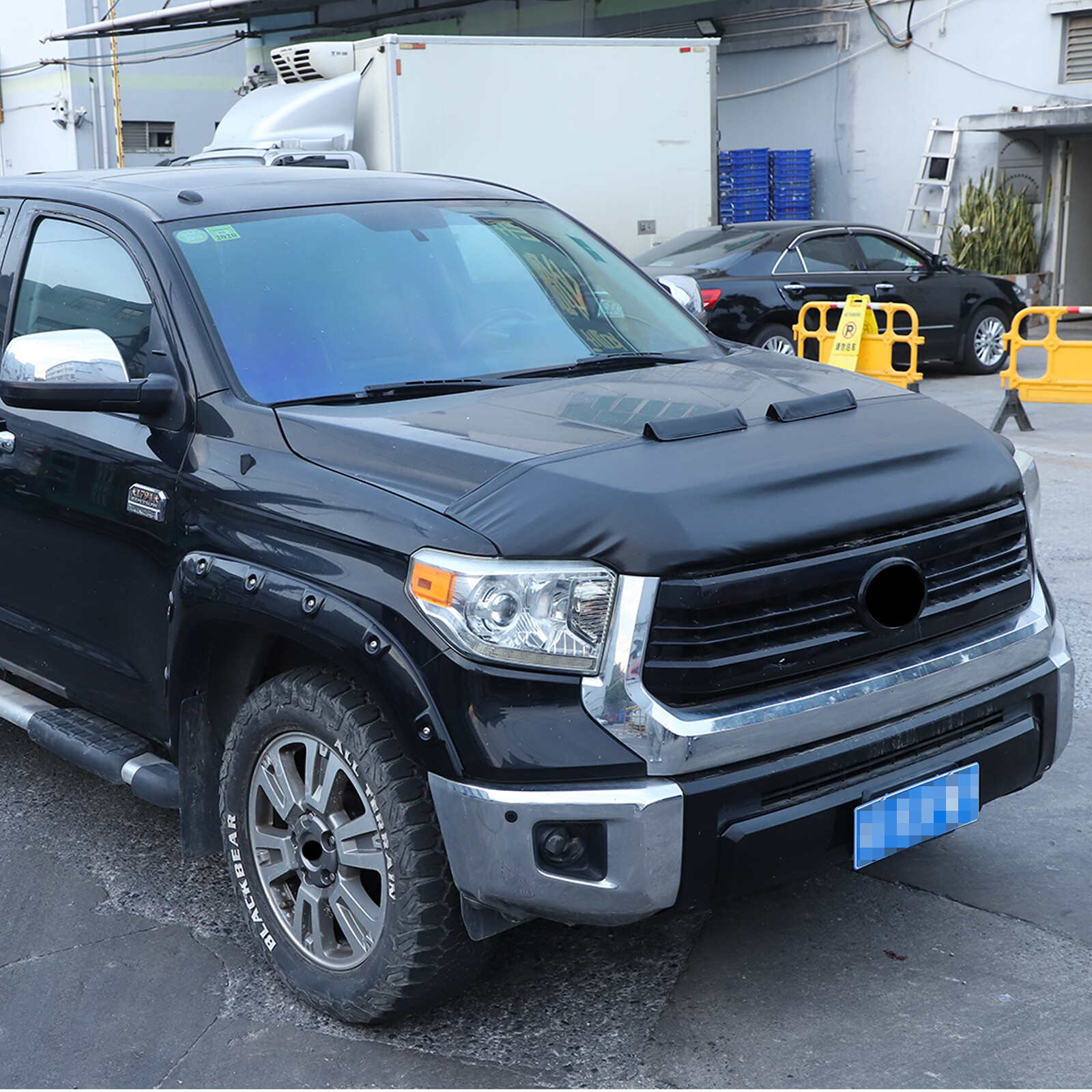 Front End Hood Bumper Mask Bra Cover Protector For Toyota Tundra 2007-2021
