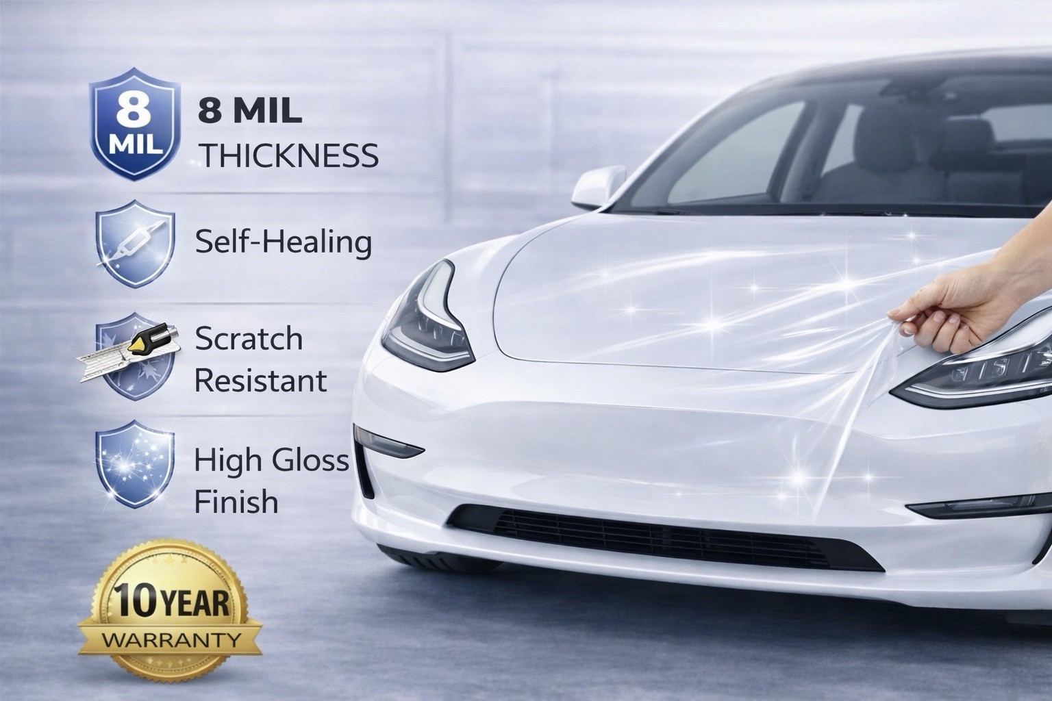 Tesla Model 3 Highland 2024-2026 Full Body PreCut PPF Kit Paint Protection Film