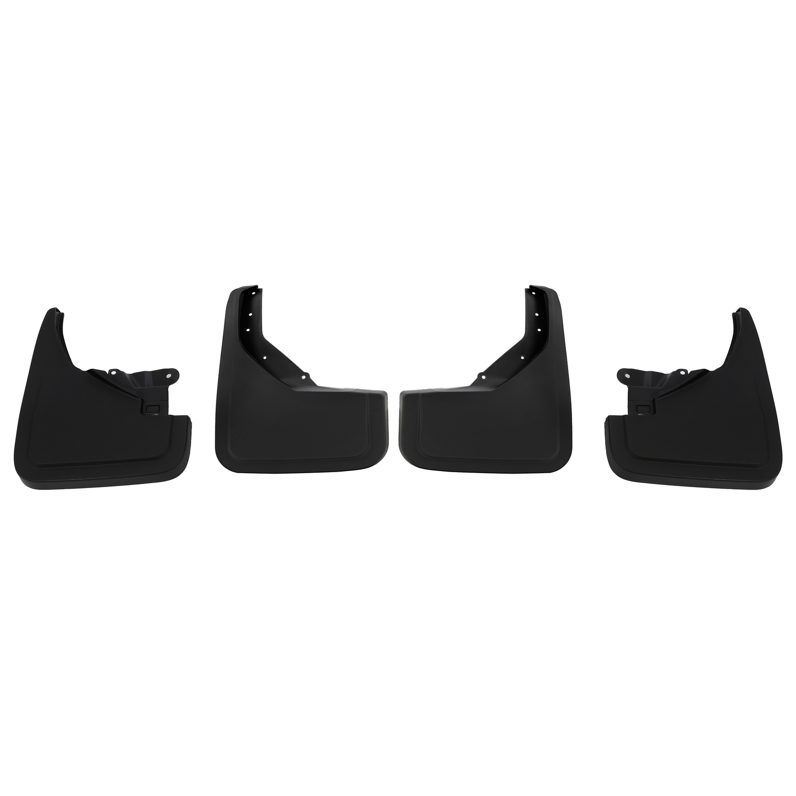 4Pcs Black PP Front & Rear Mud Flaps Splash Guards For Ford Bronco 2021-2024 New