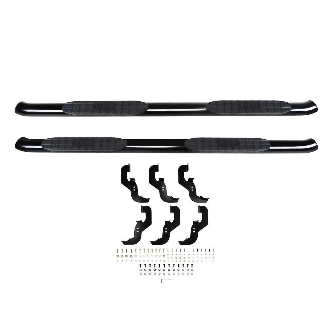 Westin Automotive 21-24135 Steel Oval Black Powder Coated Nerf Bar