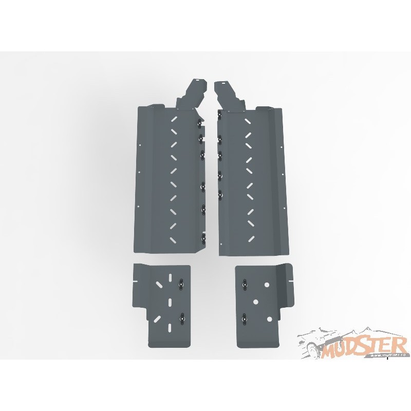 Mid-section & fuel tank aluminum alloy shields pack (Duster 3 / Bigste