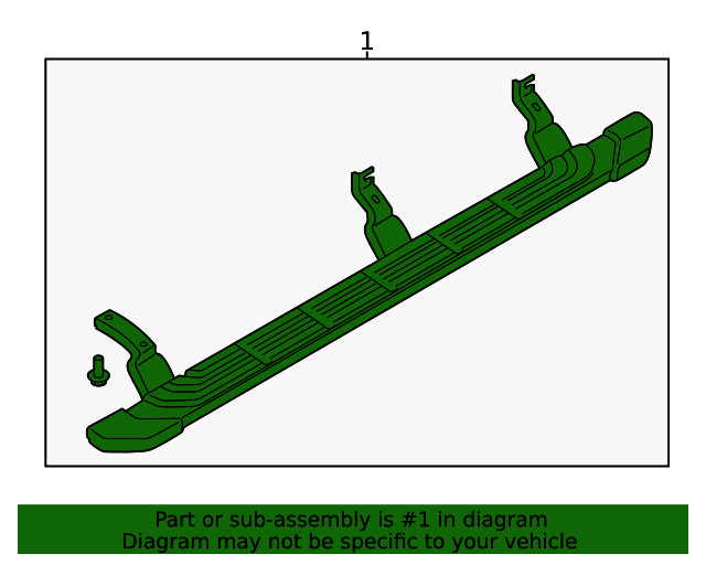 Genuine Ford 5-Inch Angular Step Bars Supercab KB3Z-16450-AC