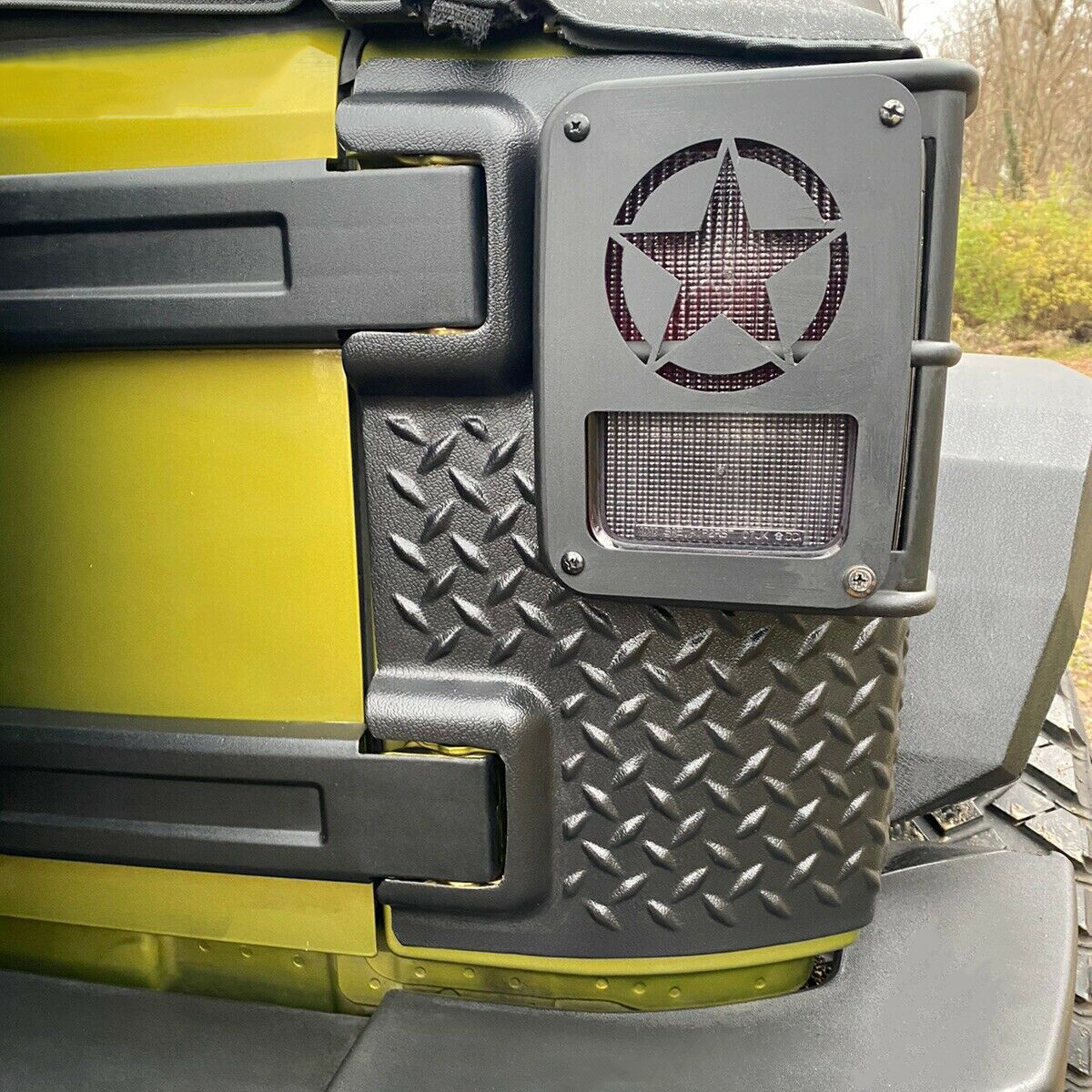 Jeep Wrangler JK Rear Corner Guards Body Armor Cover 4 Door 07-18