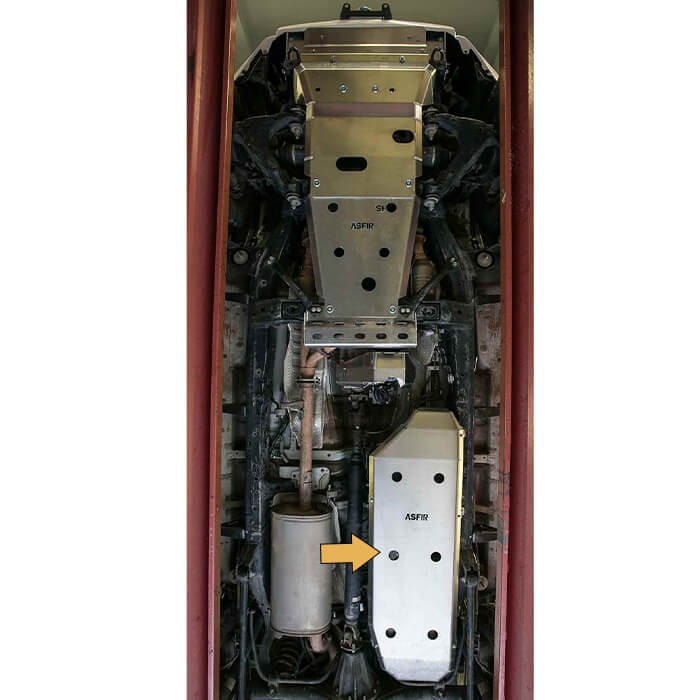 Asfir 4×4 534172 Fuel Tank Skid Plate for Lexus/Toyota 4.6/4.7
