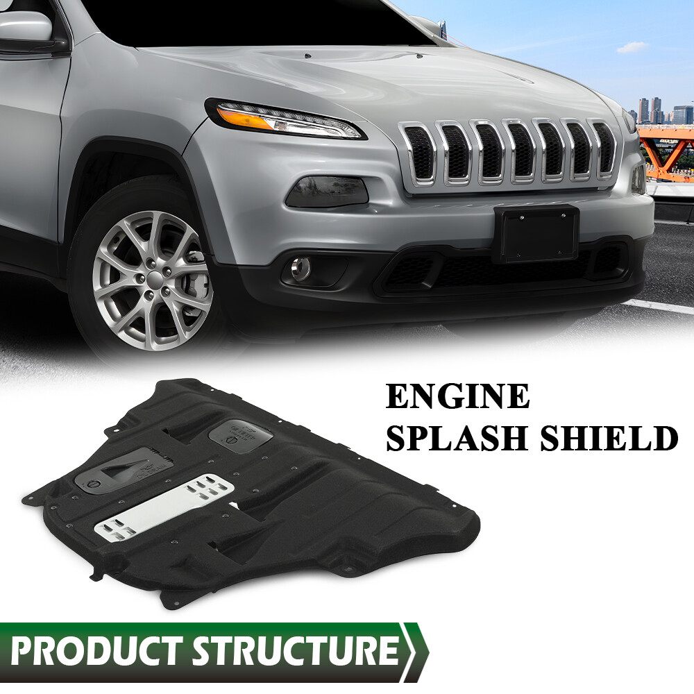 Fit For 15-18 Jeep Cherokee Center Engine Splash Shield Guard Under Cover