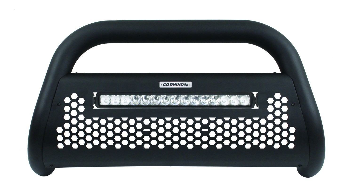 Go Rhino RC2 LR Bull Bar with 20″ LED Light Bar – Textured Black Steel