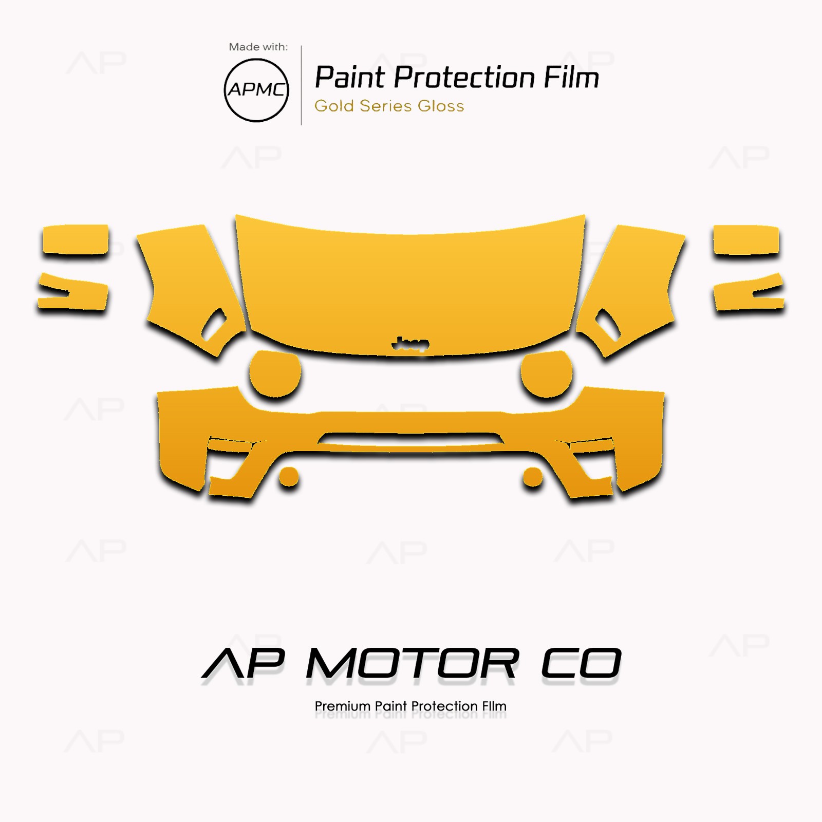 Jeep Renegade 2019-2023 Series Pre Cut Paint Protection Film Clear Bra PPF