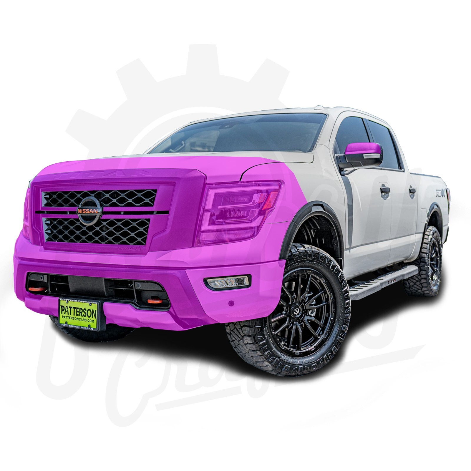 Stone Guard Paint Protection Film Clear Bra PPF For Nissan Titan XD 20-21 FBHLK