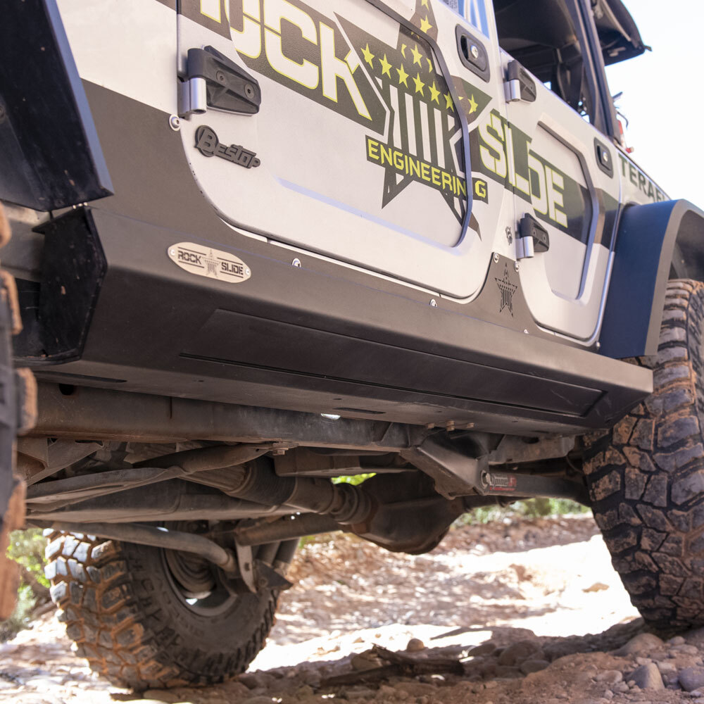 Rock Slide AX-SP-300-JK4 4 Door Step Slider Skid Plt