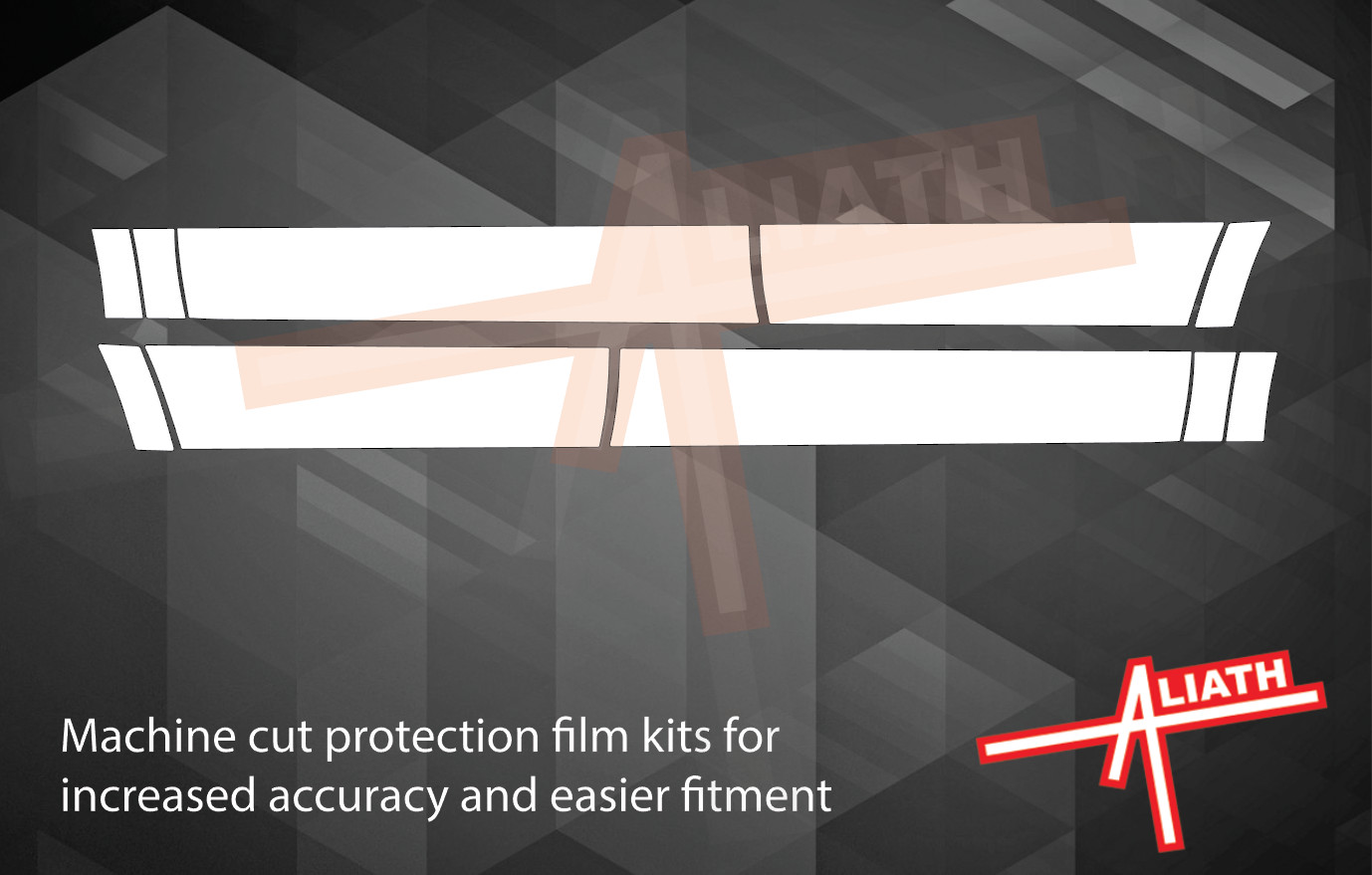 Fit Mercedes GL 2013-16 Lower Doors CLEAR Stone Chip Guard Paint Protection Film