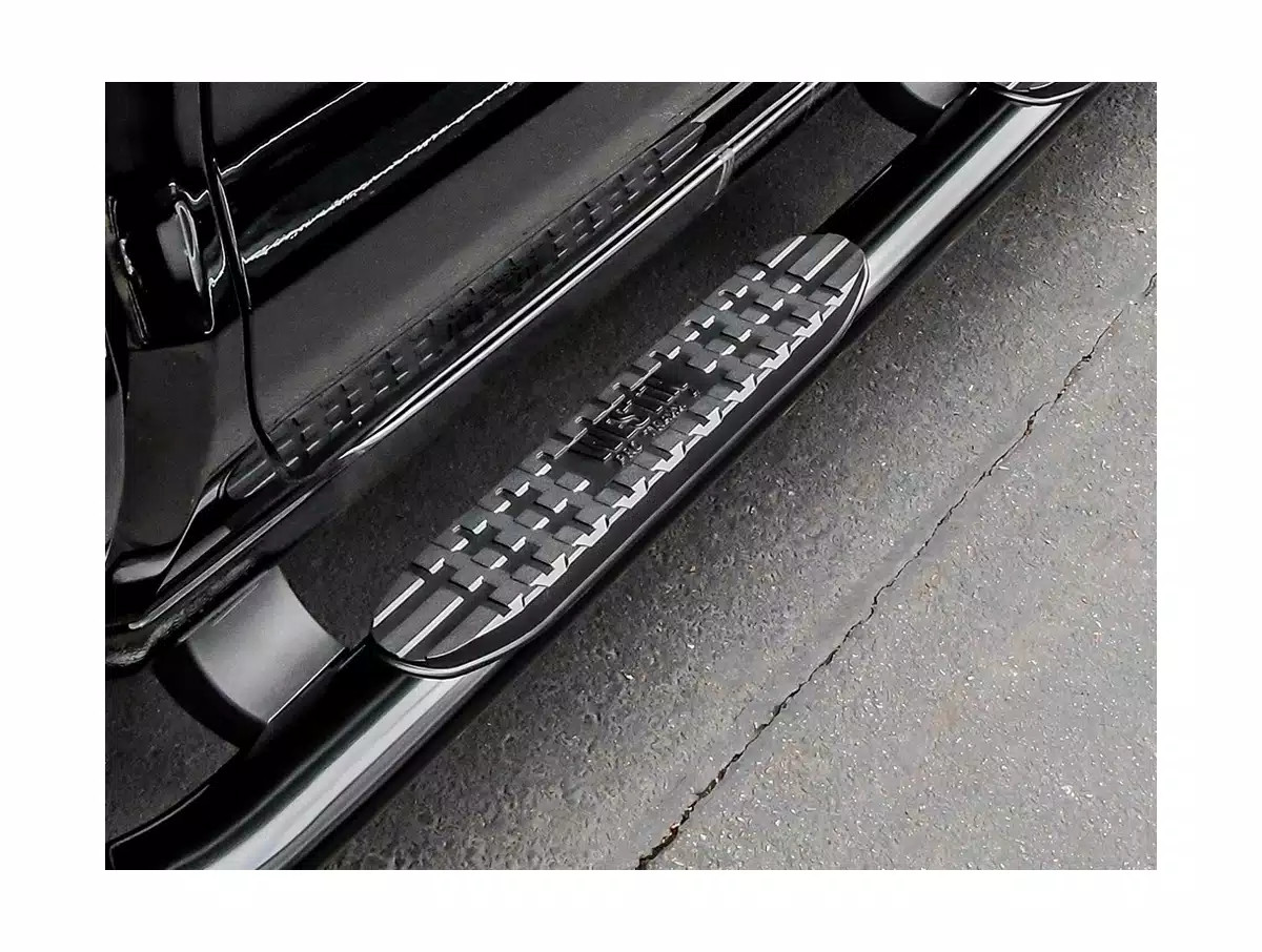 Westin Pro Traxx 4″ Black Oval Nerf Bars Side Steps 21-21405