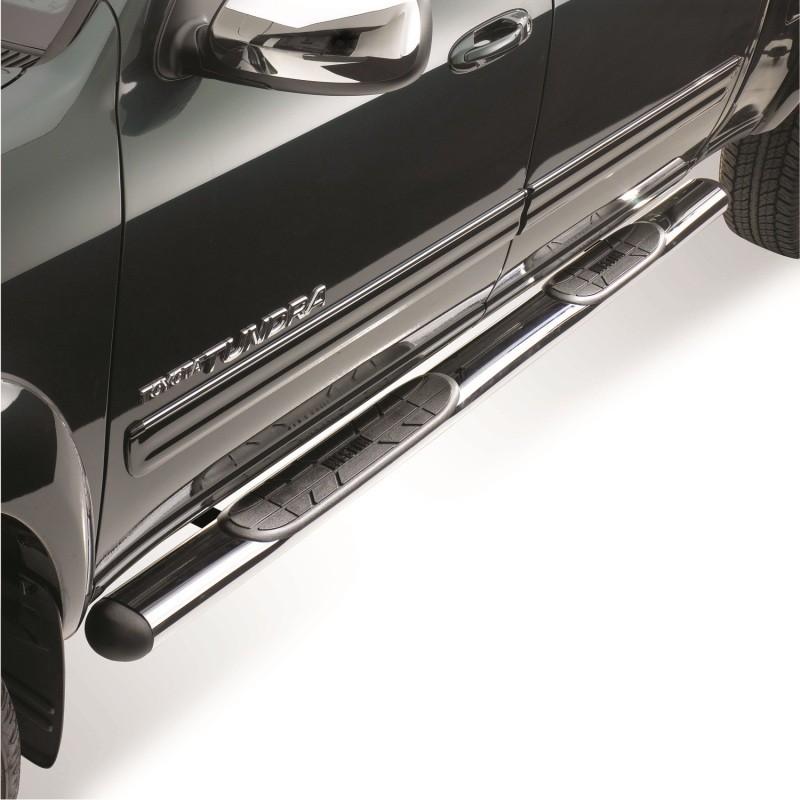 Westin Premier Oval Nerf Step Bar Mount Kit-Blk Fits 99-06 Tundra 4dr Ext Cab
