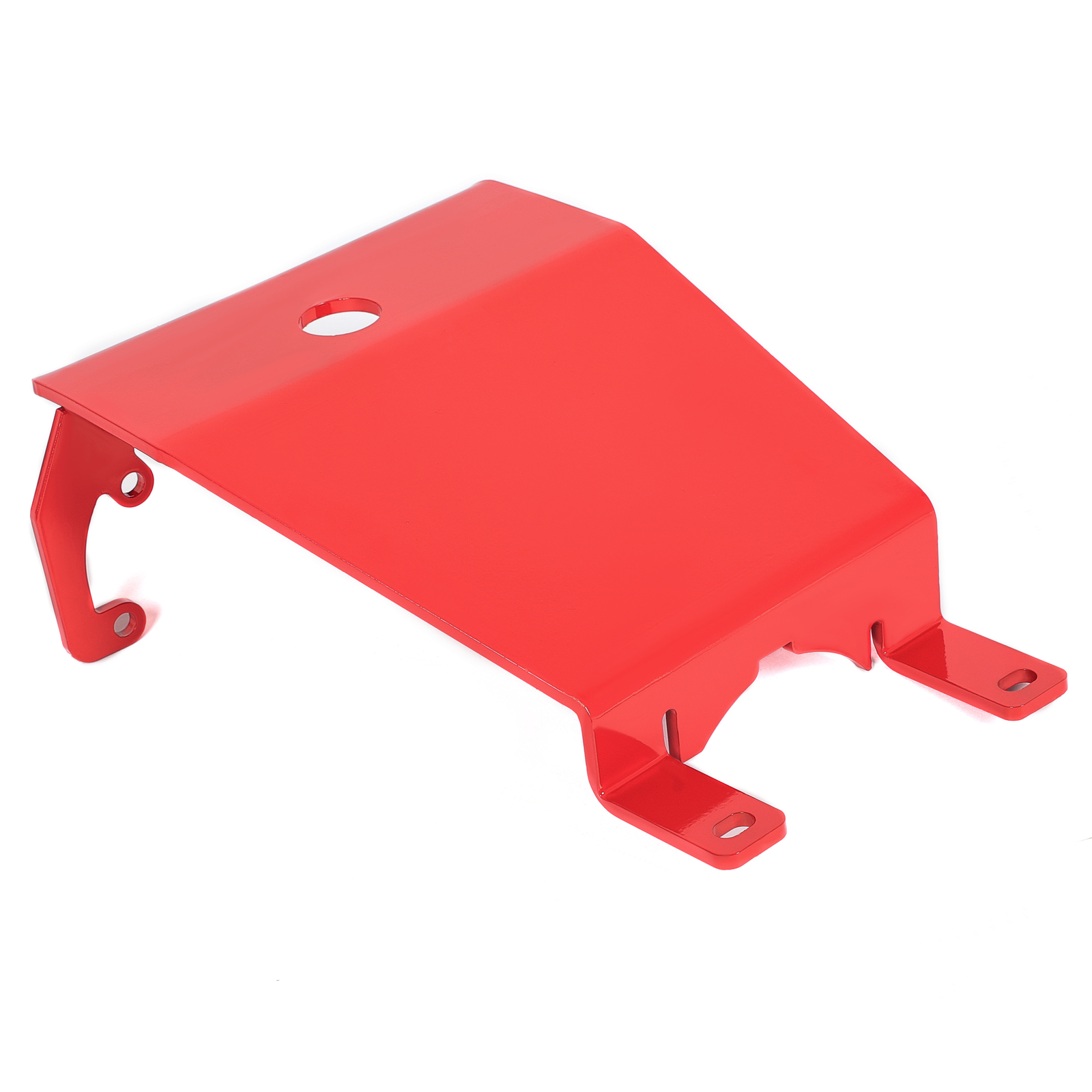 Front Skid Plate Red Steel For Jeep Wrangler 2018-23 / Gladiator 2020-23 RS62116