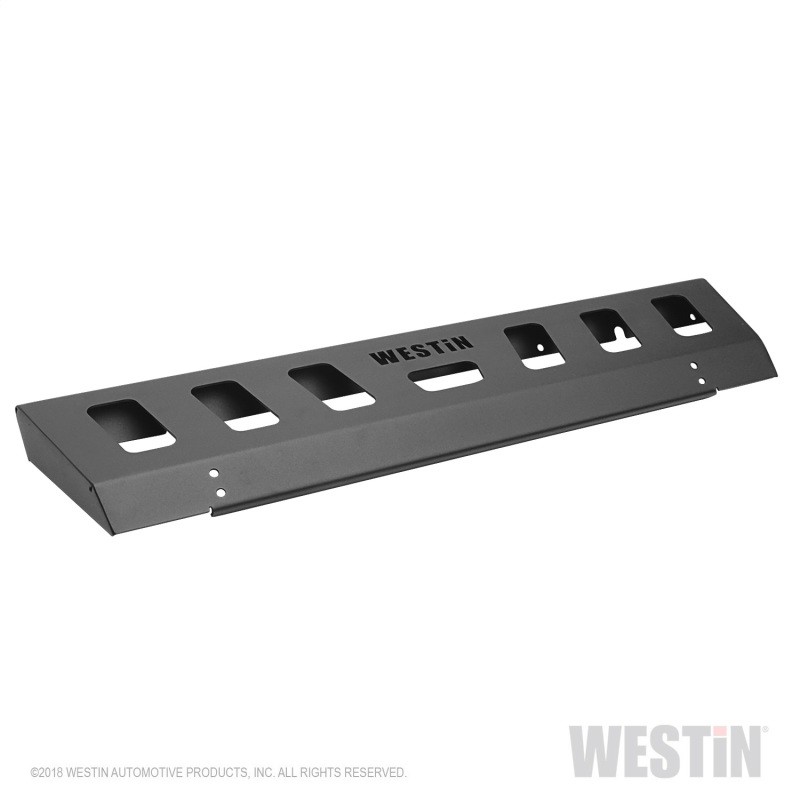 Westin Front Bumper Skid Plate – Textured Black Fits 18-19 Jeep Wrangler JL