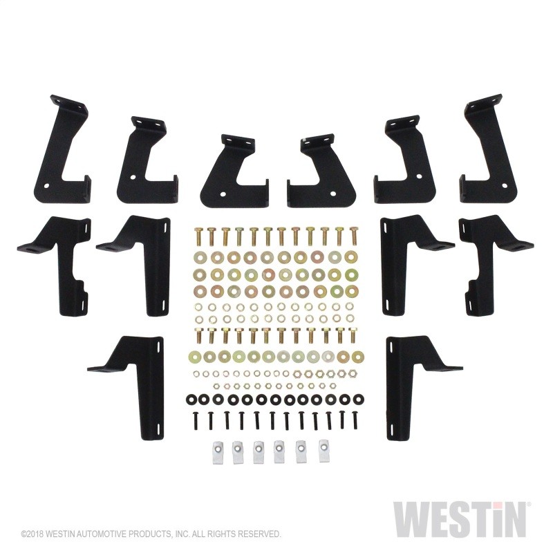 Westin HDX Drop Nerf Step Bars for Jeep Wrangler JL 4-Door 2018-2020, Textured