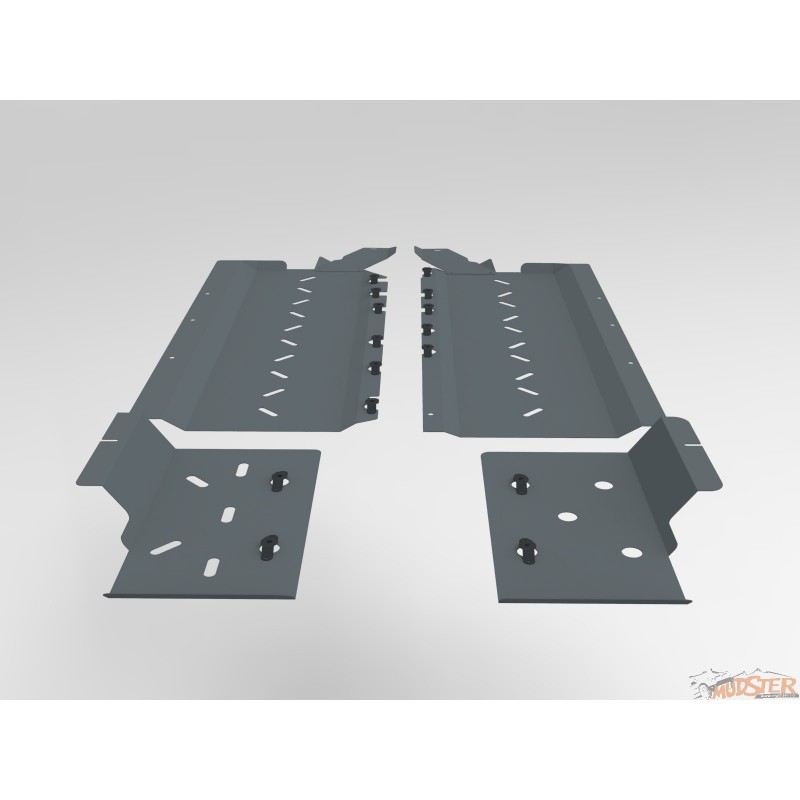 Mid-section & fuel tank aluminum alloy shields pack (Duster 3 / Bigste