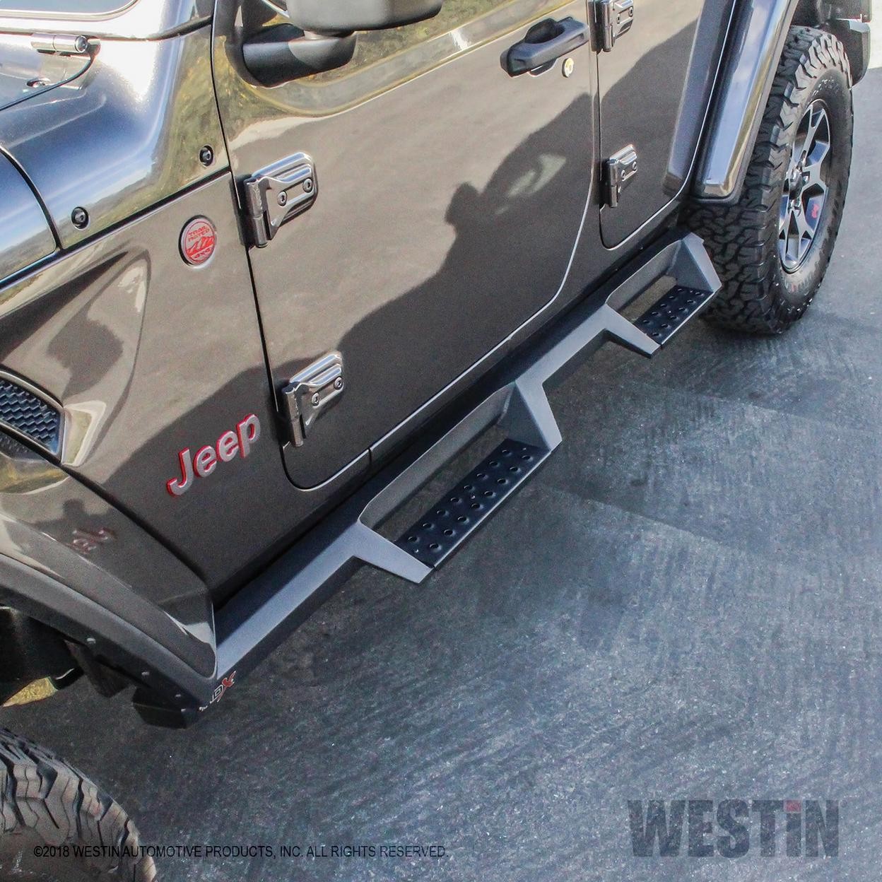 Westin Step Nerf Bar – Wrangler JL Unlimited 4dr 2018-2022 HDX Drop Nerf Step Ba