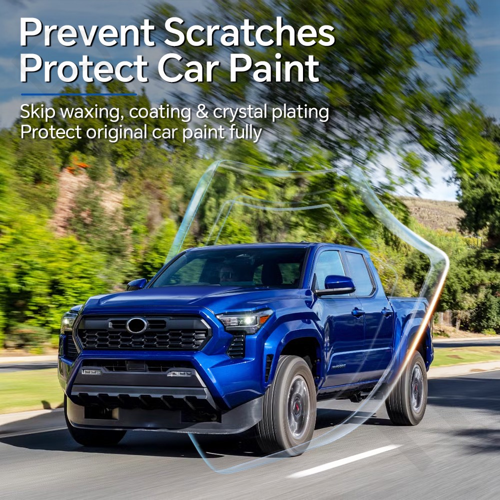 Toyota Tacoma 2024-2026 Rearview Mirror PreCut Paint Protection Clear Bra PPF