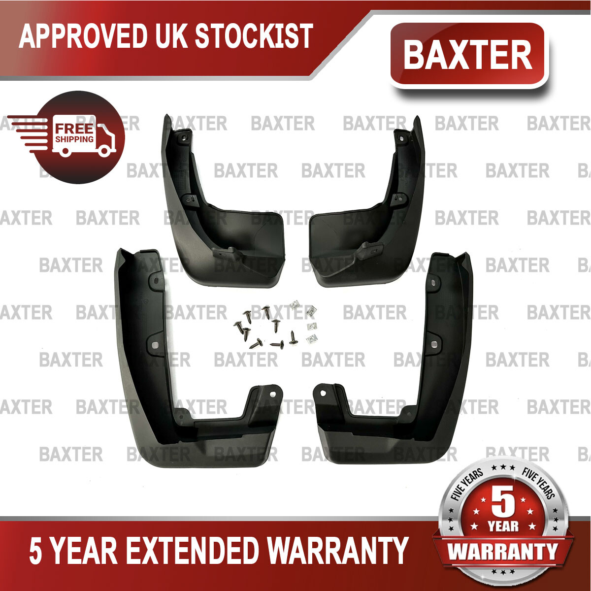 Mud Splash Guards x4 FR/RR For Honda CR-V 2017-2020 Baxter