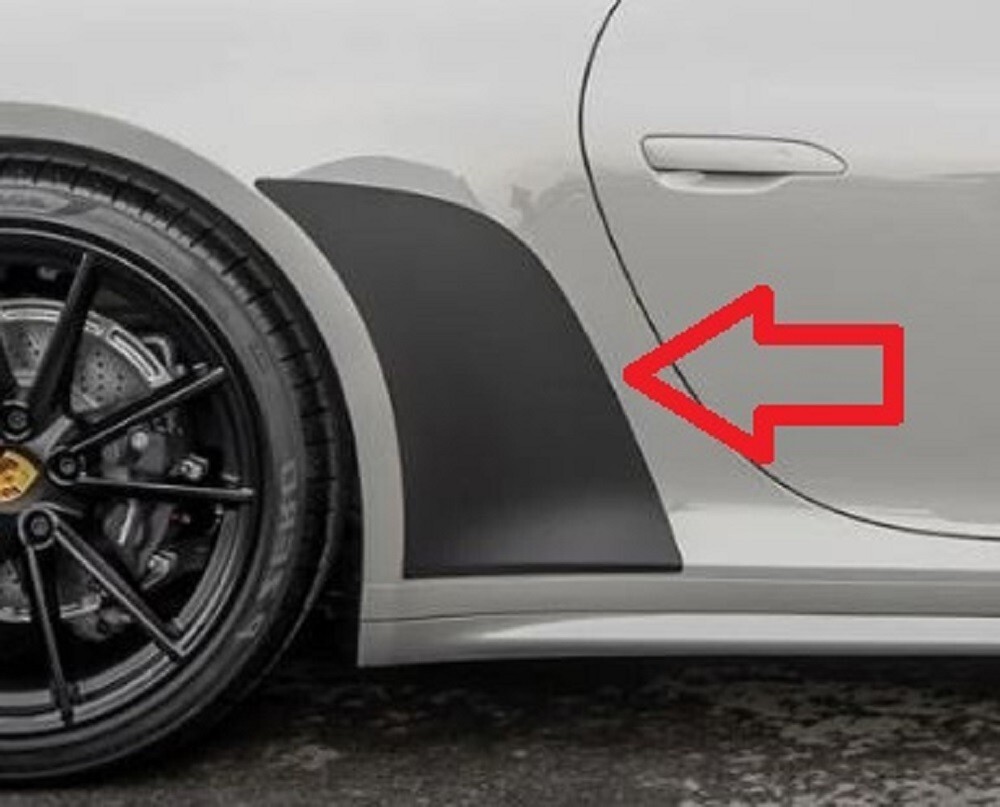 For Porsche 992 Carrera 2020-2024 Stone Guard 3M Vinyl PreCut Matte Black – Pair