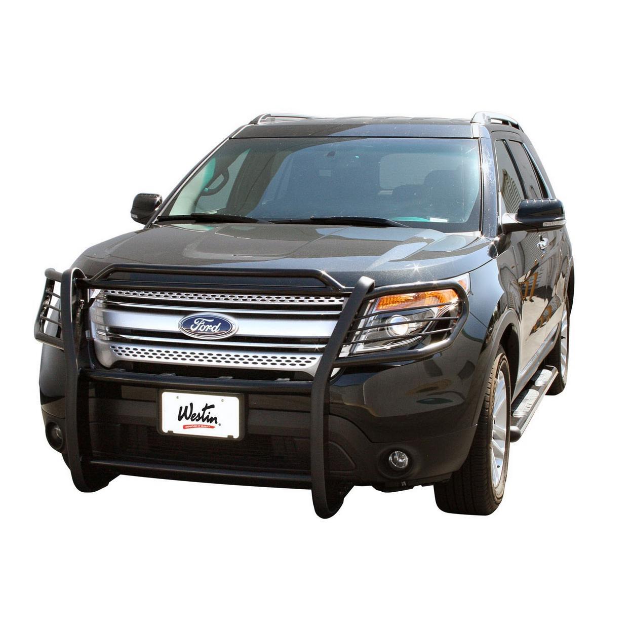 Westin Premier 4 Oval Nerf Step Bars 75 in – Black