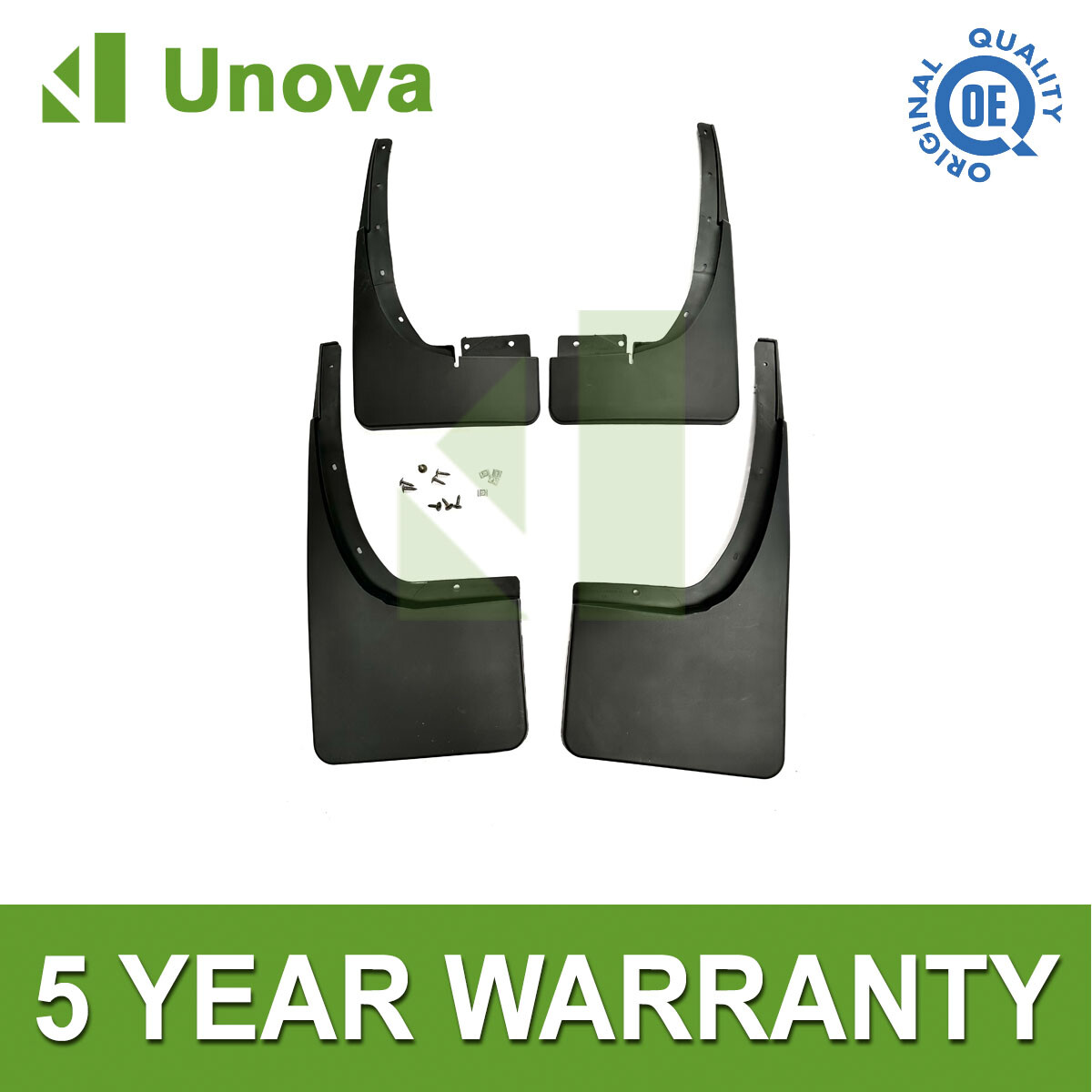 Tailored Mud Flaps Set of 4 For Ford Ranger 2012-2018 Unova