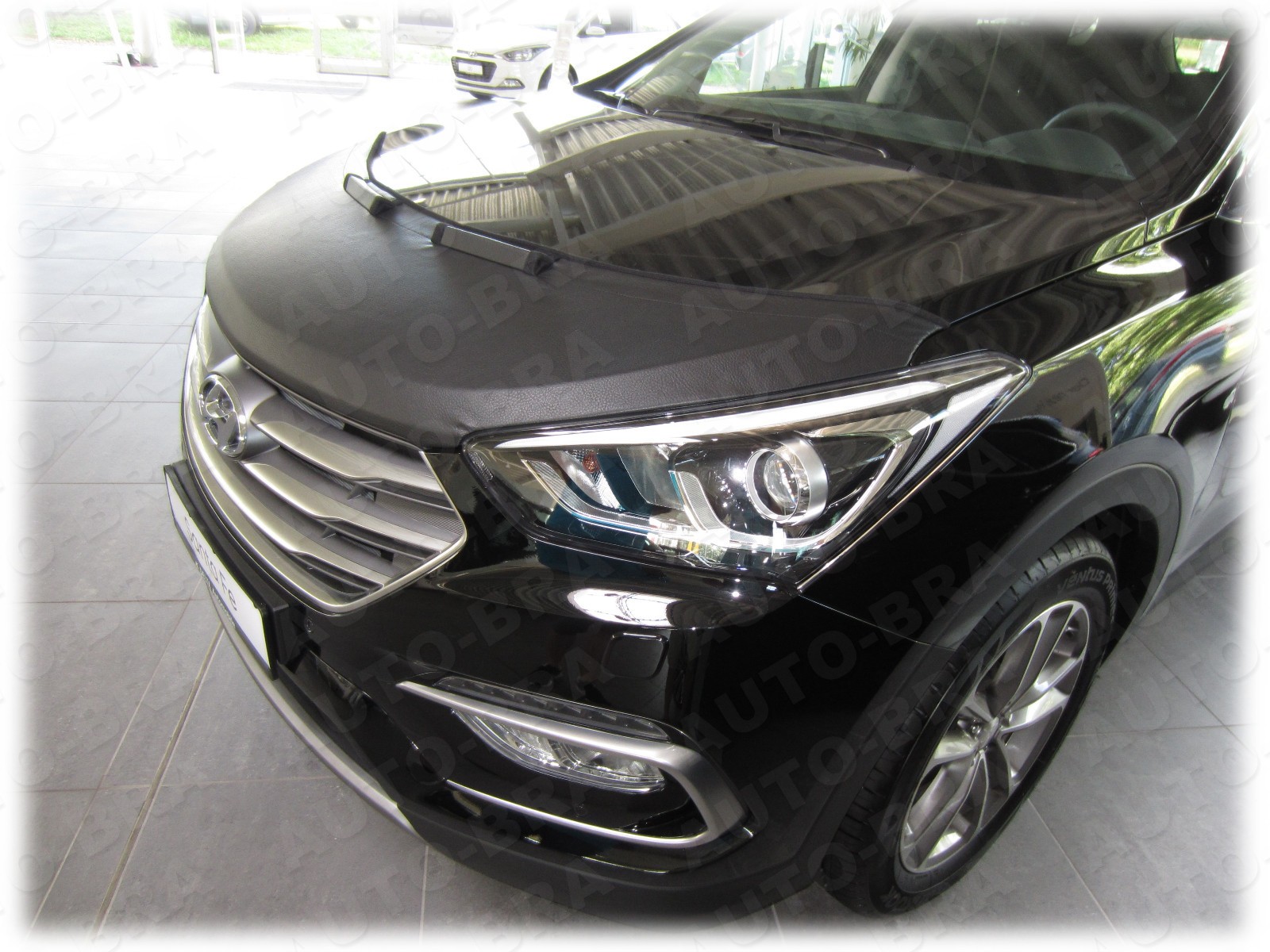 Bonnet bra for Hyundai Santa Fe model years 2012-2018, stone chip…