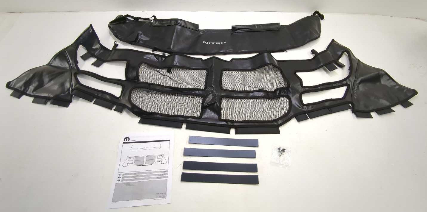New OEM genuine Mopar Front Bra Mask 2007-2012 Dodge Nitro Black Kit 82210407AB