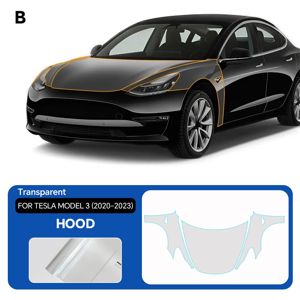 8.5Mil Matte PPF PreCut Full Car For Tesla Model 3 2017-2023 Paint Protection