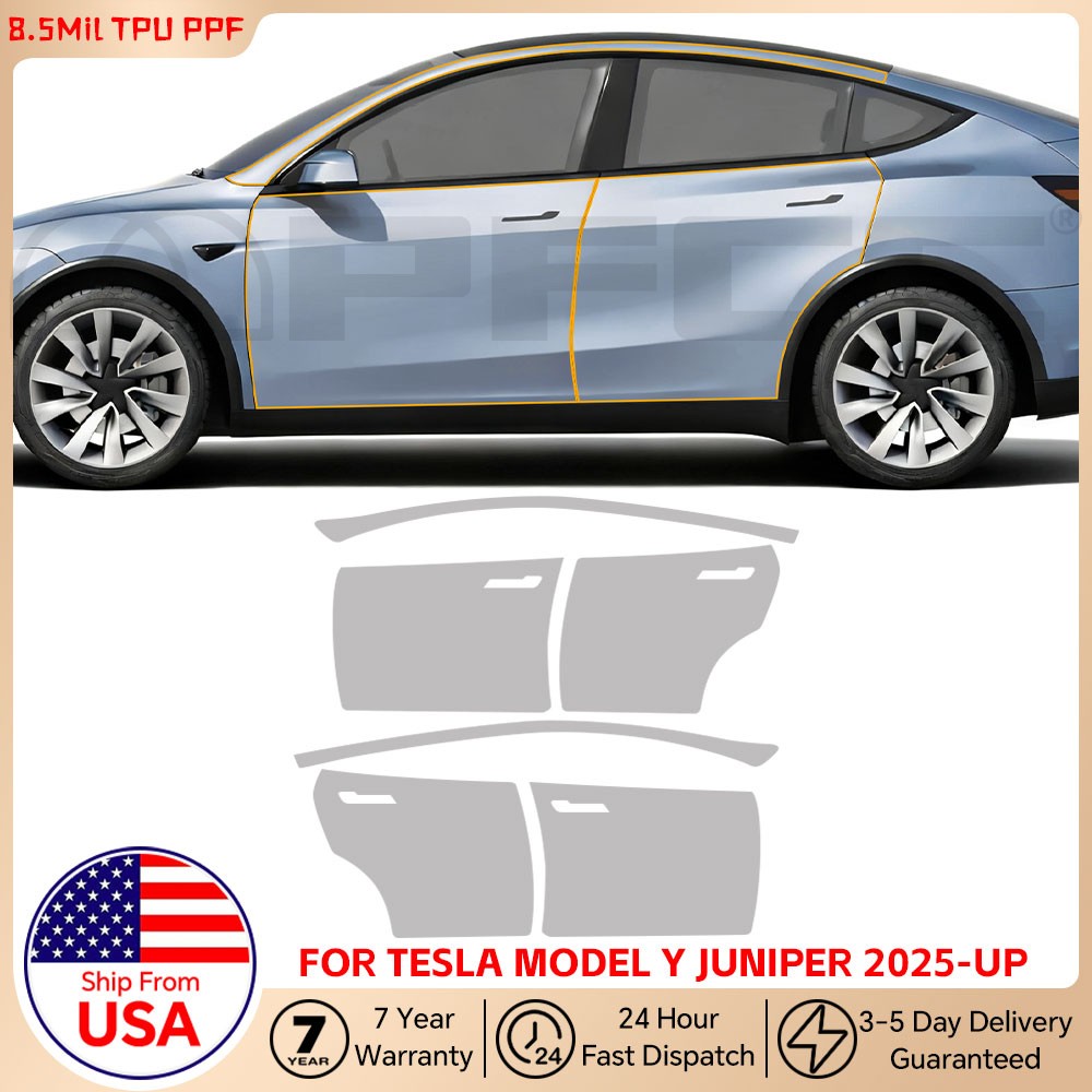 Tesla Model Y 2025-2026 Juniper PreCut Paint Protection Film Doors PPF Kit