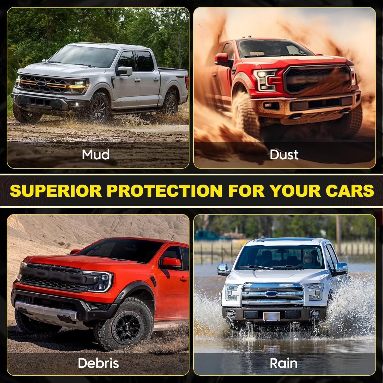 Splash Panel Shield Under Diaper Gas Motor ML3Z-7222-D For 2015-2024 Ford F-150