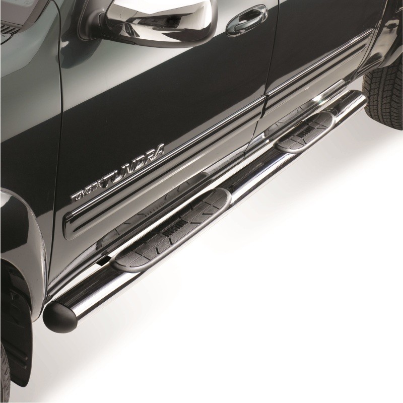 Westin Premier Oval Nerf Step Bar Mount Kit-Blk Fits 99-06 Tundra 4dr Ext Cab