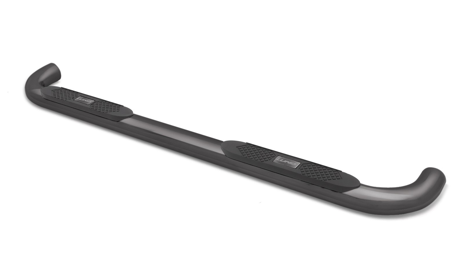 Lund 23484781 4 Inch Oval Bent Nerf Step Bars Black