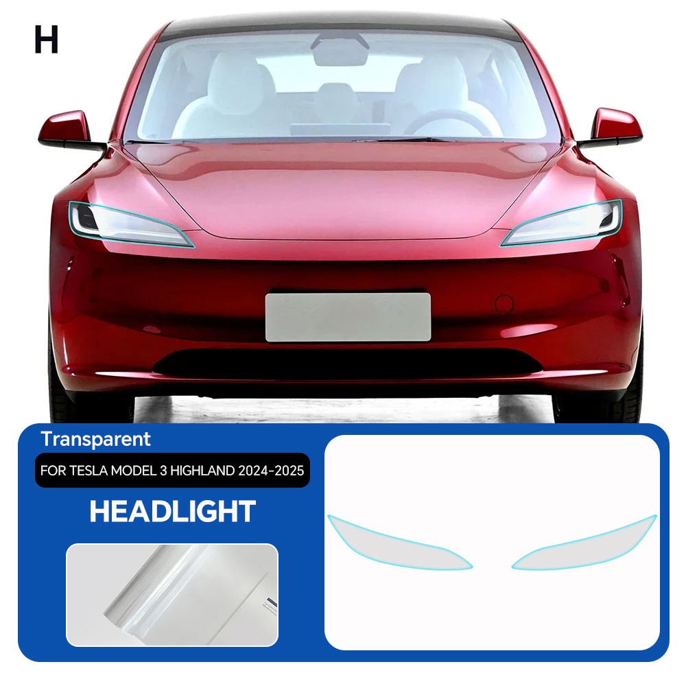 2024-2026 Tesla Model 3 Highland Full Car PreCut Paint Protection Film Clear PPF