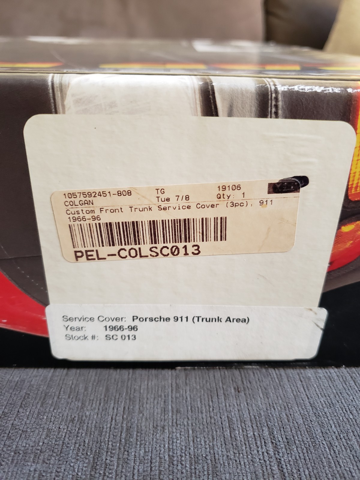 Vintage Colgan Custom Car Bra Porsche 911 1966-96 – Brand New!!