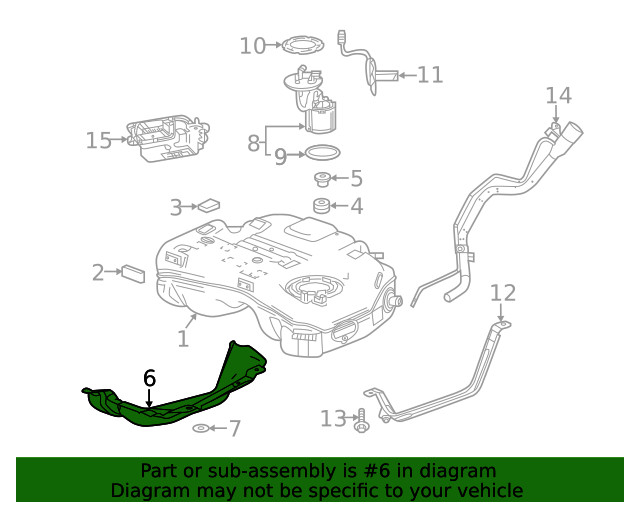 Genuine GM Fuel Tank Shield 84067920