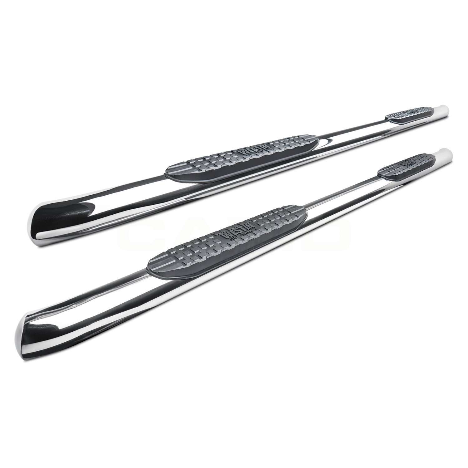Westin 21-21950 – 4 Pro Traxx Cab Length Polished Oval Tube Step Bars