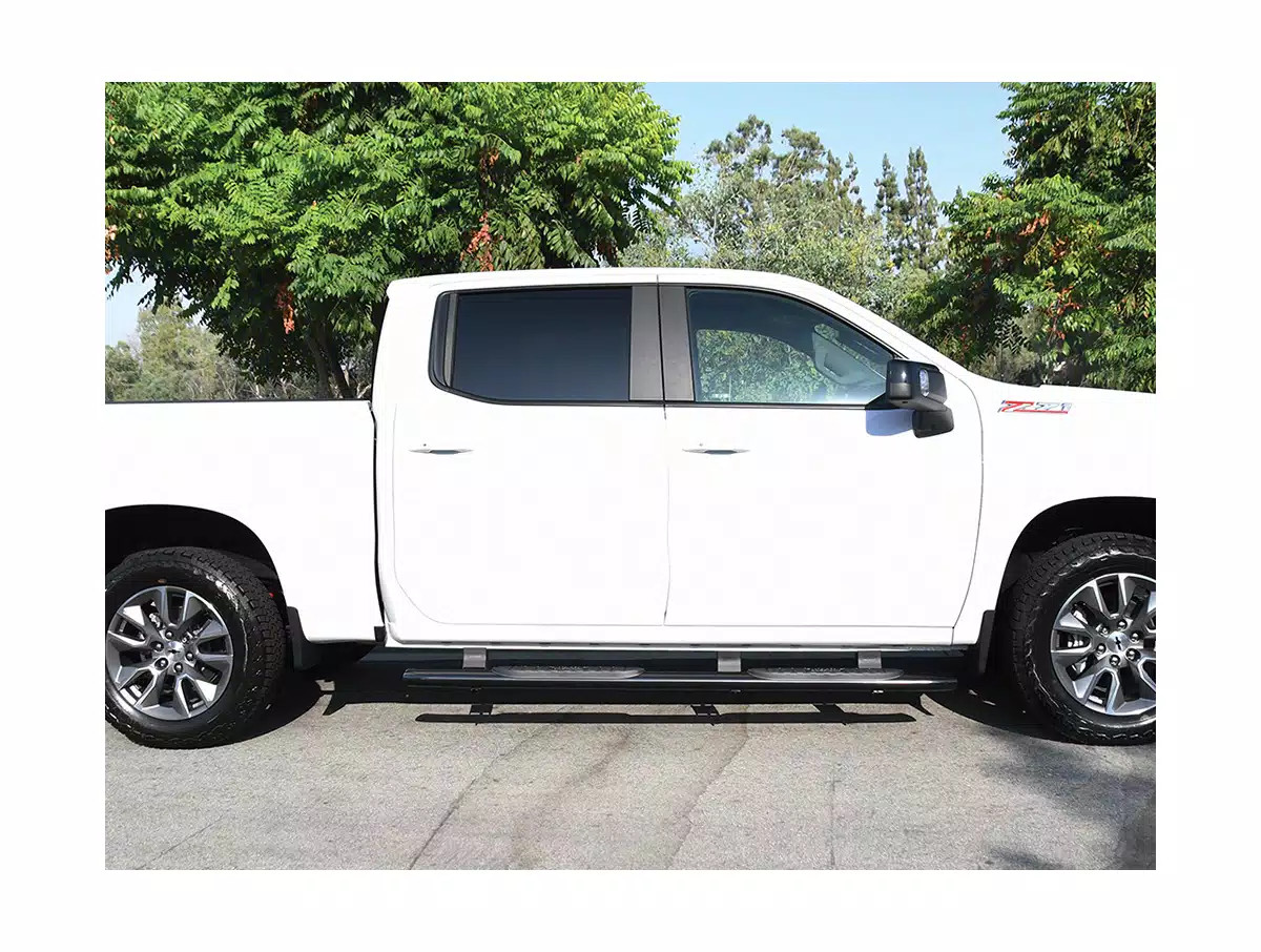 Westin Pro Traxx 4″ Black Oval Nerf Bars Side Steps 21-21405