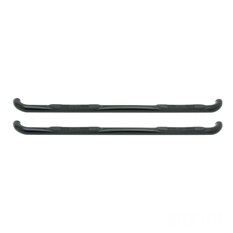 Westin E-Series 3-Inch Nerf Step Bars for Chevy Silverado 1500, Black