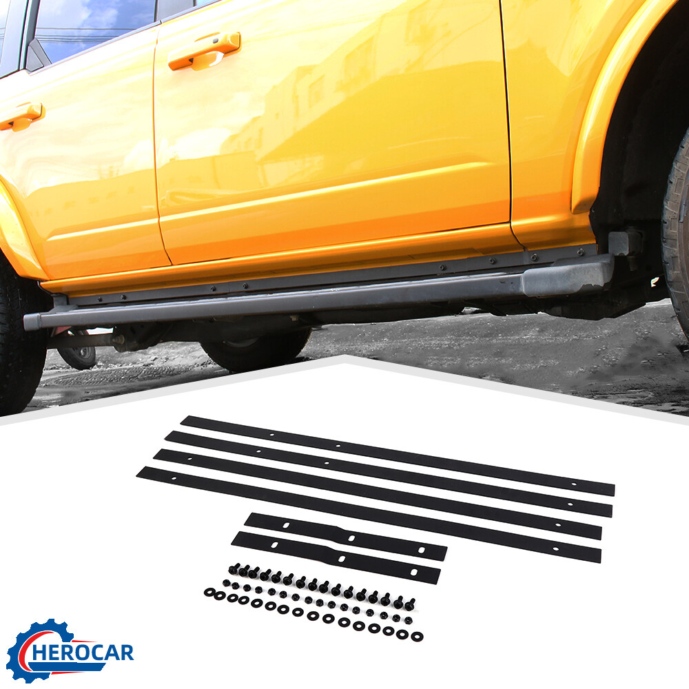 Pinch Weld Cover Fit for Ford Bronco 4-Door 2021-2023 Trail Armor Rocker Panels