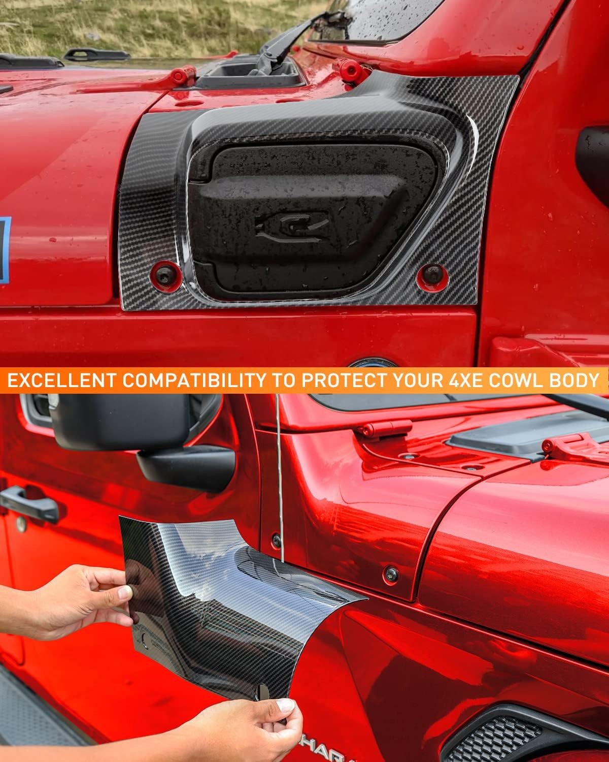 Cowl Body Armor Corner Guards 2021 2022 2023 2024 2025-Present Jeep Wrangler