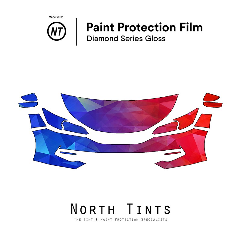 PreCut Paint Clear Bra Film PPF for Honda Accord Sedan 2016-2017