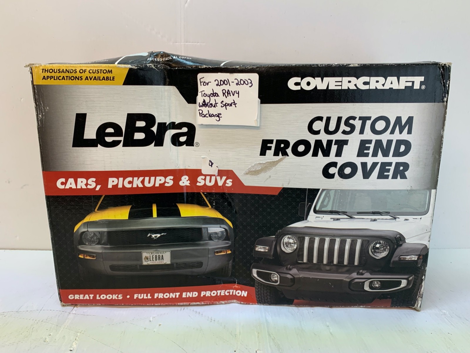 Covercraft LeBra Custom Front End Cover 2001-2003 Toyota Rav4 55825-01 S8732