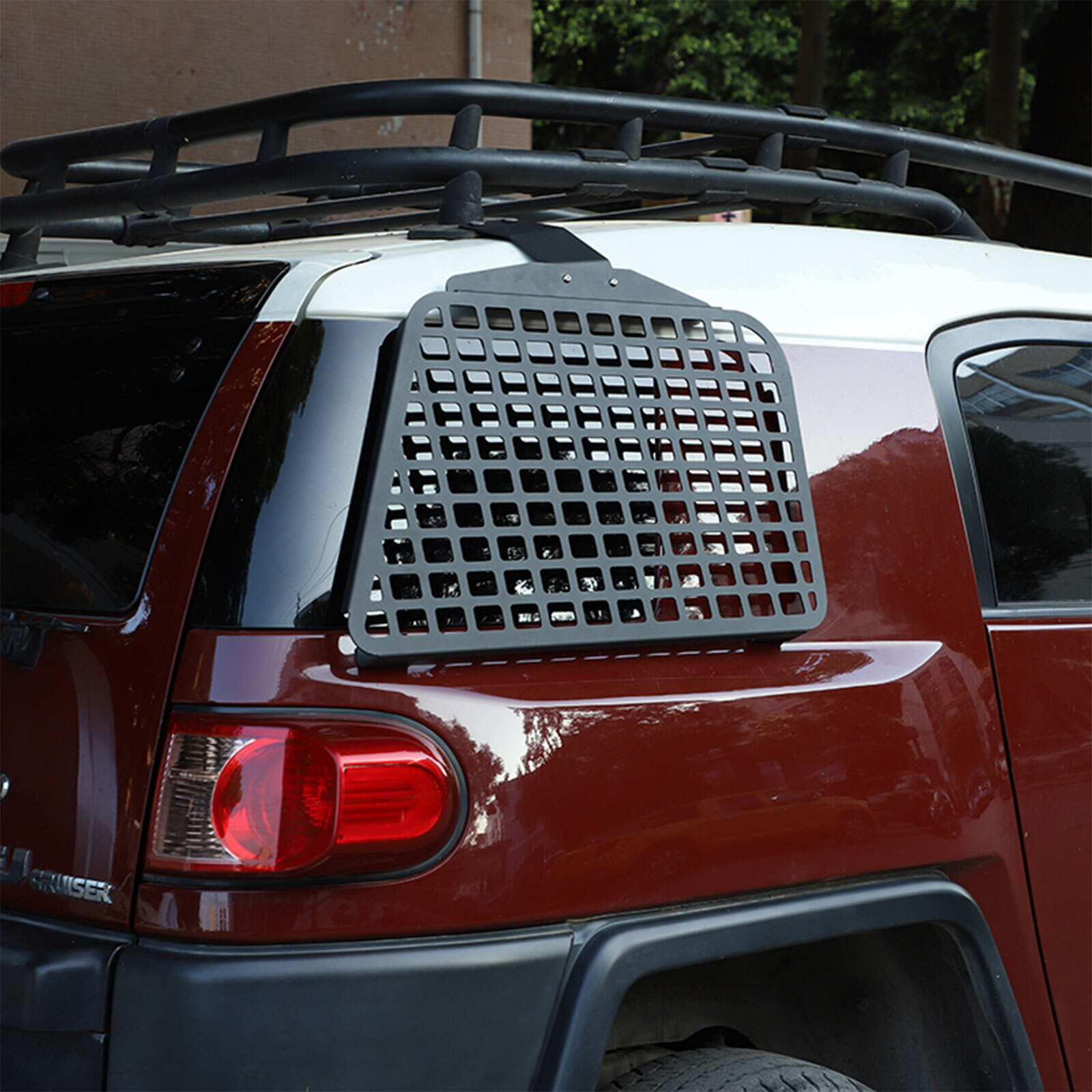 2pcs Side Window MOLLE Panel Guard Grille Bracket Fits Toyota FJ Cruiser 2007-14