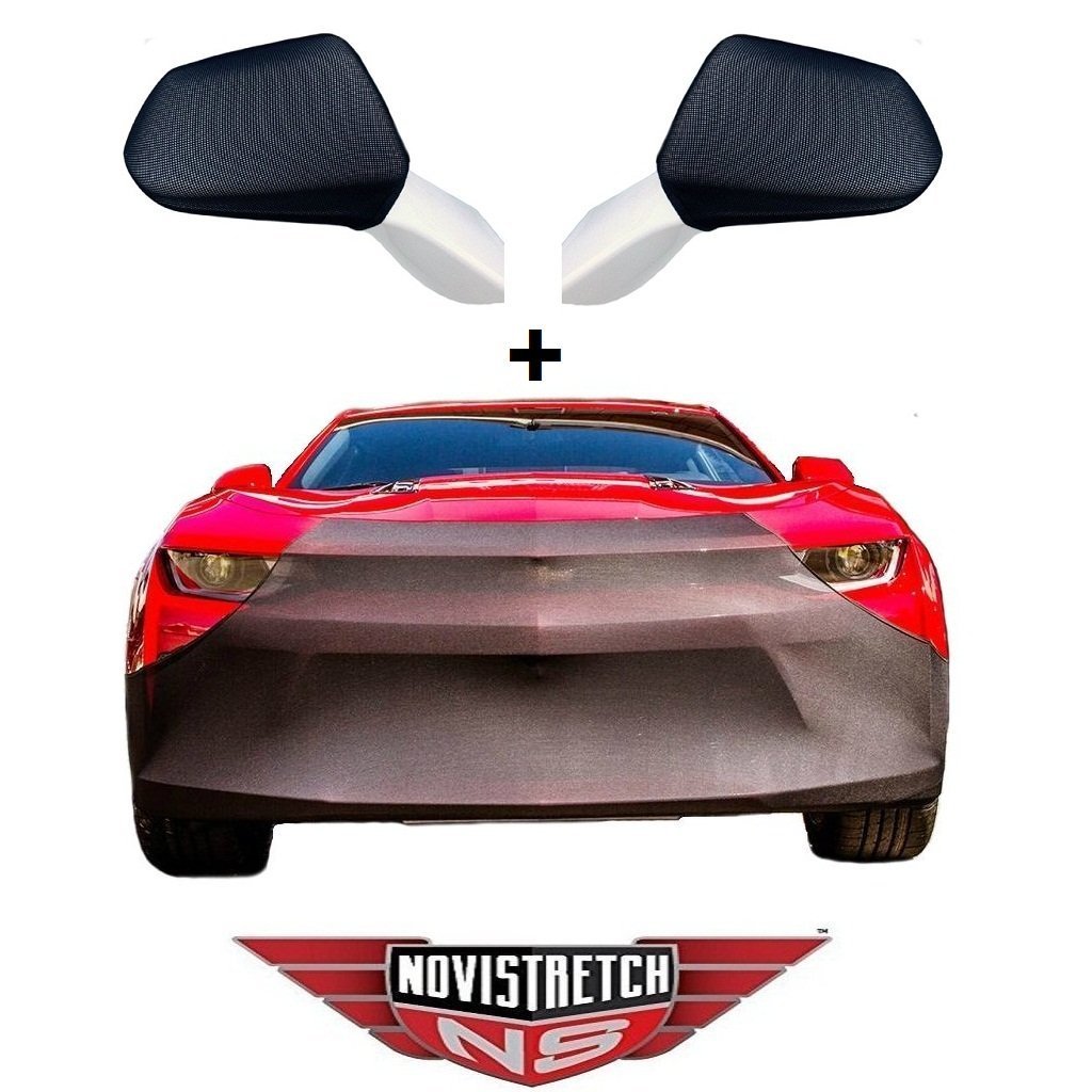 Camaro NoviStretch Front + Mirror Bra Covers Fits: 6th Gen 16-18 FBM650C + MC250